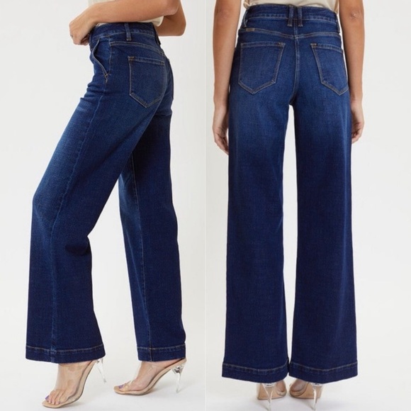 KanCan Denim - KanCan Kan Can High Rise Wide Leg Jeans